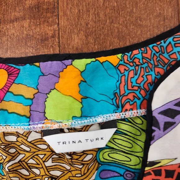 Trina Turk women's swim cover up in size small - Picture 3 of 6